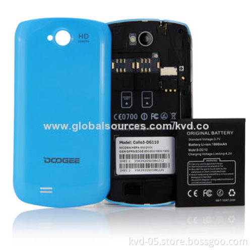 Smartphone with Android 4.2.2, Dual-core 1.0GHz GPS, Sized 125.8*65.4*10.3mm